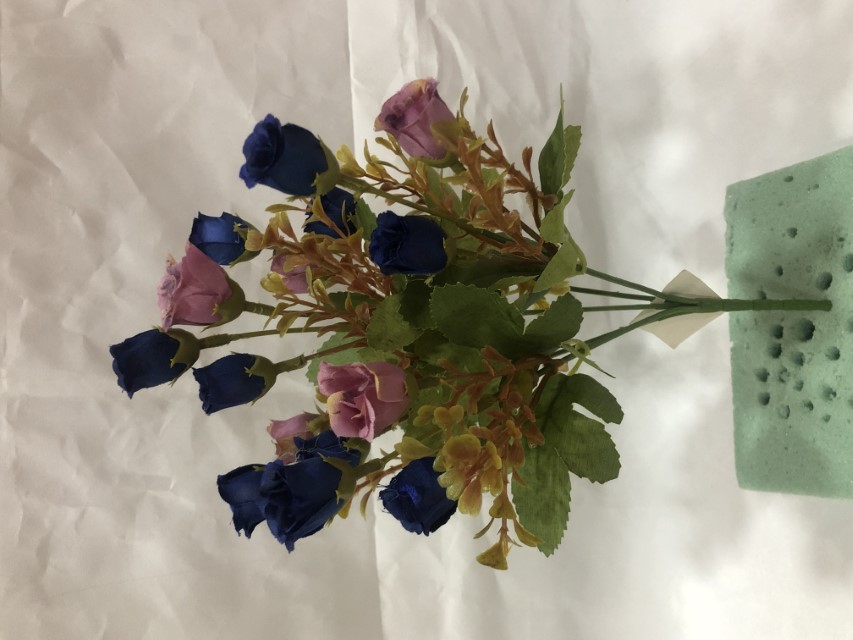 Flor mini xxcm Color Lila/Azul