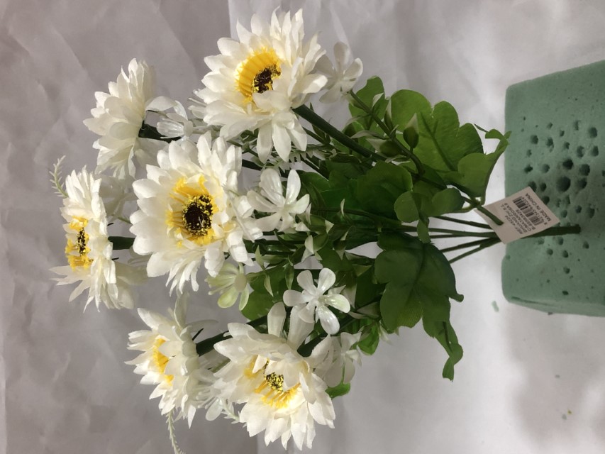 Flor mini xxcm Color Blanco