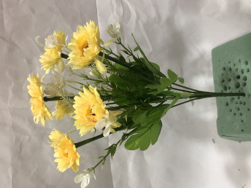 Flor mini xxcm Color Amarillo