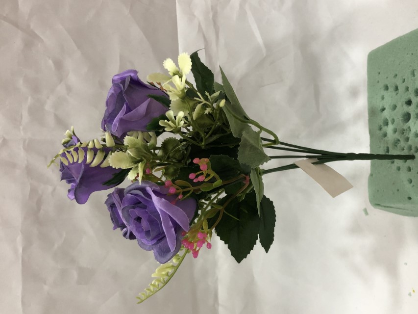 Flor mini xxcm Color Morado