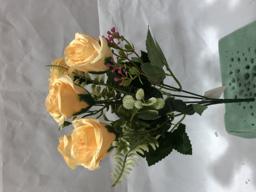Flor mini xxcm Color Amarillo