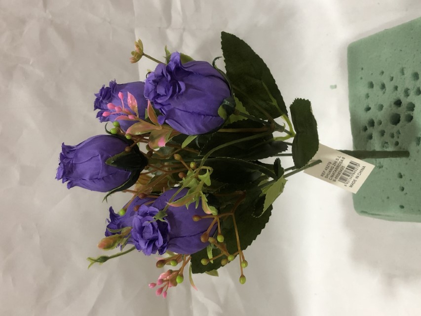 Flor mini xxcm Color Morado