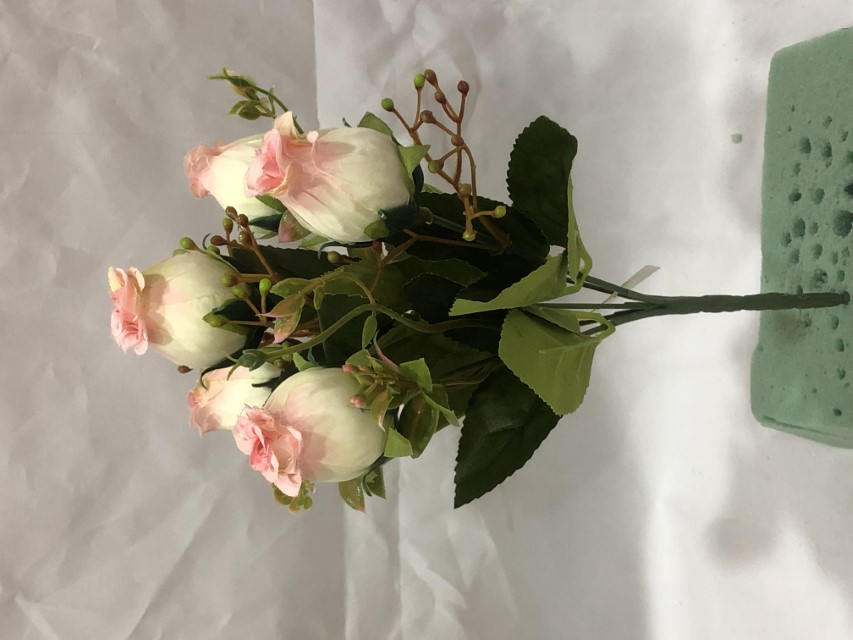 Flor mini xxcm Color Beige/Rosa