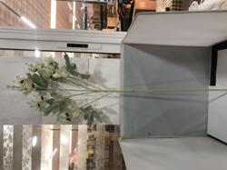 Flor larga xxcm Color Blanco