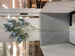 Flor larga xxcm Color Azul