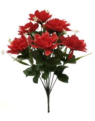 Flor ramo 10/DALILEI Rojo