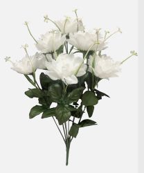 Flor ramo 10/DALILEI Blanco