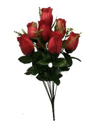 Flor ramo 10/JINKOULEI Rojo