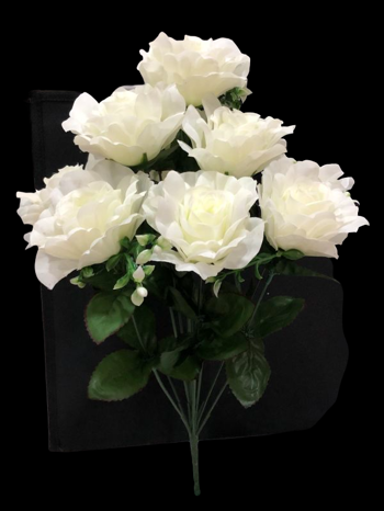 Flor ramo 10/MEIGUI Beige