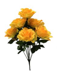 Flor ramo 10/MEIGUI Amarillo