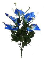 Flor ramo 12/MATILING Azul