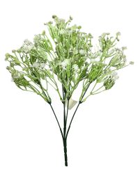 Ramo Hoja Verde 37CM Blanco