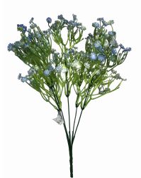 Ramo Hoja Verde 37CM Azul