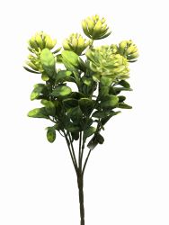 Rama decoración verde/amarillo 42CM