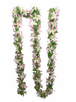 Tira de Flores 210CM Rosa