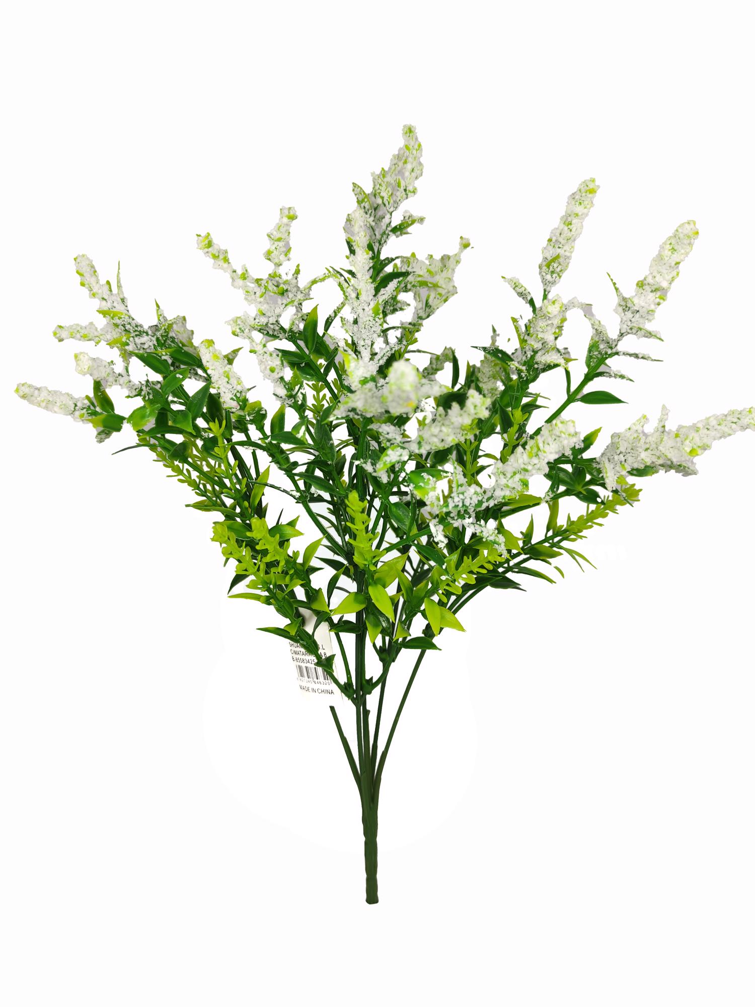 Flor mini polvo Blanco