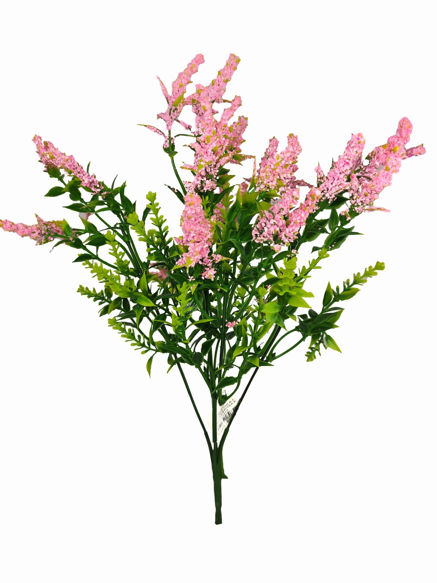 Flor mini polvo Rosa