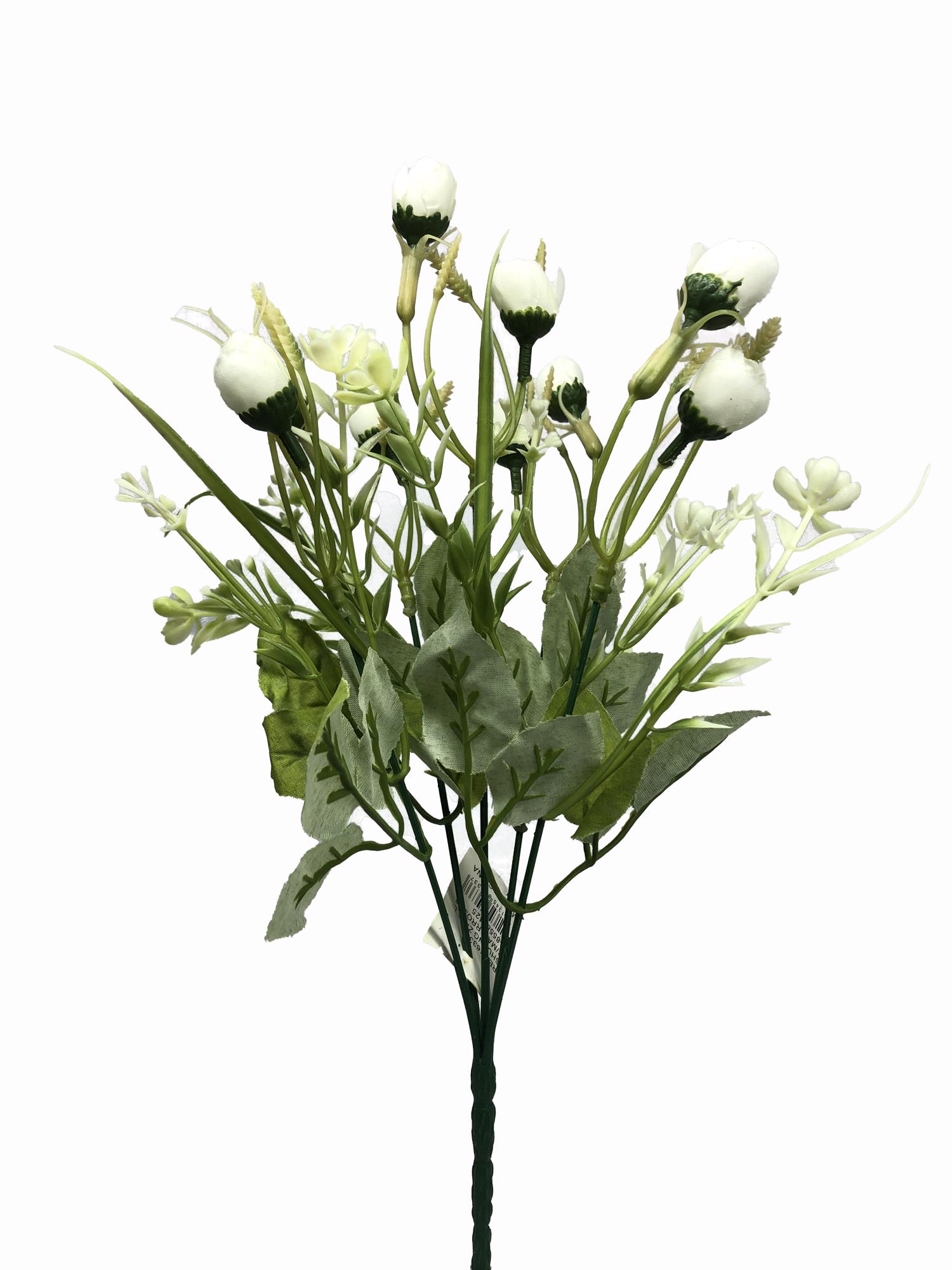 Flor mini 33CM Blanco