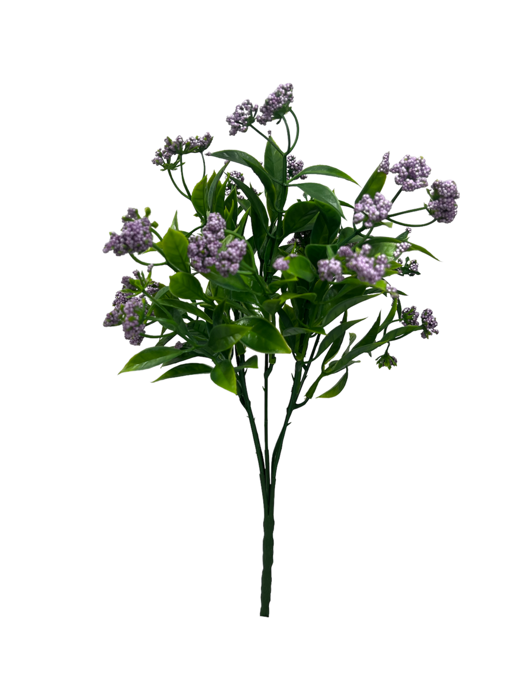 Flor mini polvo 31CM 5 Ramas Color Lila