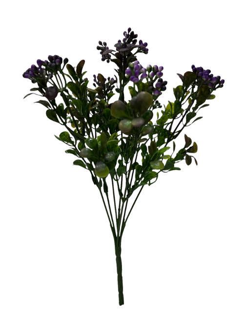 Rama Verde 32CM 7 ramas color Morado