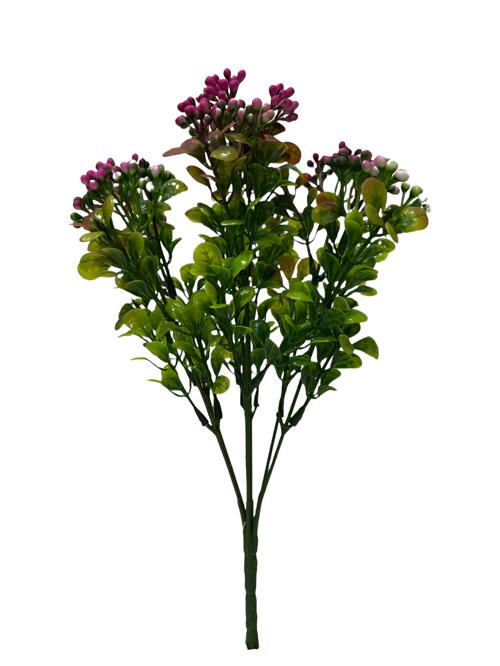 Rama Verde 32CM 7 ramas color Lila