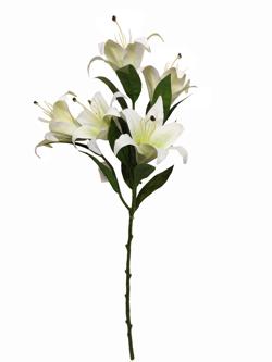 Rama Lirio Silicona Blanco