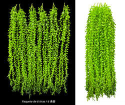 Tira verde hoja Sauce Llorón 80CM Color Verde