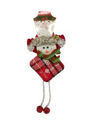 Colgante 28CM Muñeco Nieve