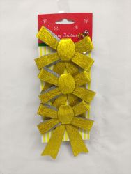 Pack 3 lazos 11CM Oro