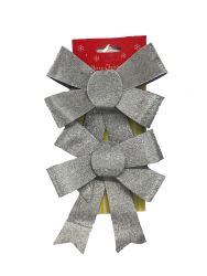Pack 2 Lazos 18CM Plata