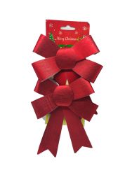 Pack 2 Lazos 18CM Rojo
