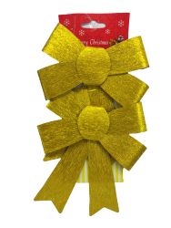 Pack 2 Lazos 18CM Oro