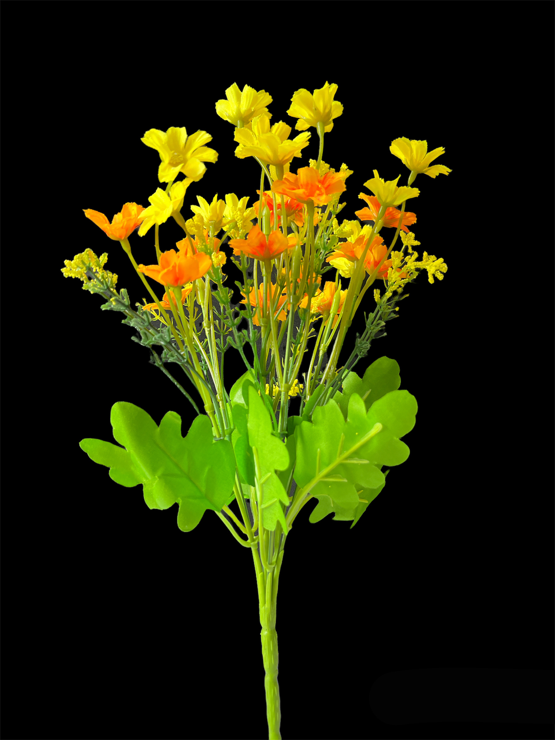 Flor mini 35CM Color Amarillo/naranja