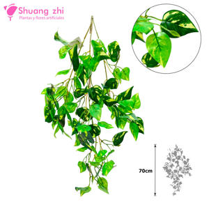 Rama de Hojas artificial 3 Ramas 70CM Modelo C