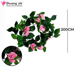 Tira de Flores 200CM color Rosa