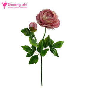 Flor en Vara Largo peonía 65CM Color Rosa