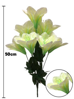 Ramo Santos 50CM Beige 9 Cabezas