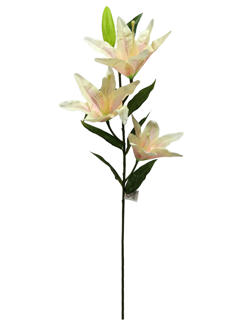 Flor larga Lirio 105CM 3 Cabezas Salmon