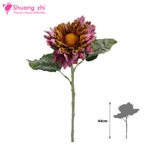 Flor largo Gerbera en Vara 42CM