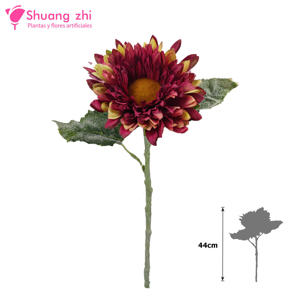 Flor largo Gerbera en Vara 42CM
