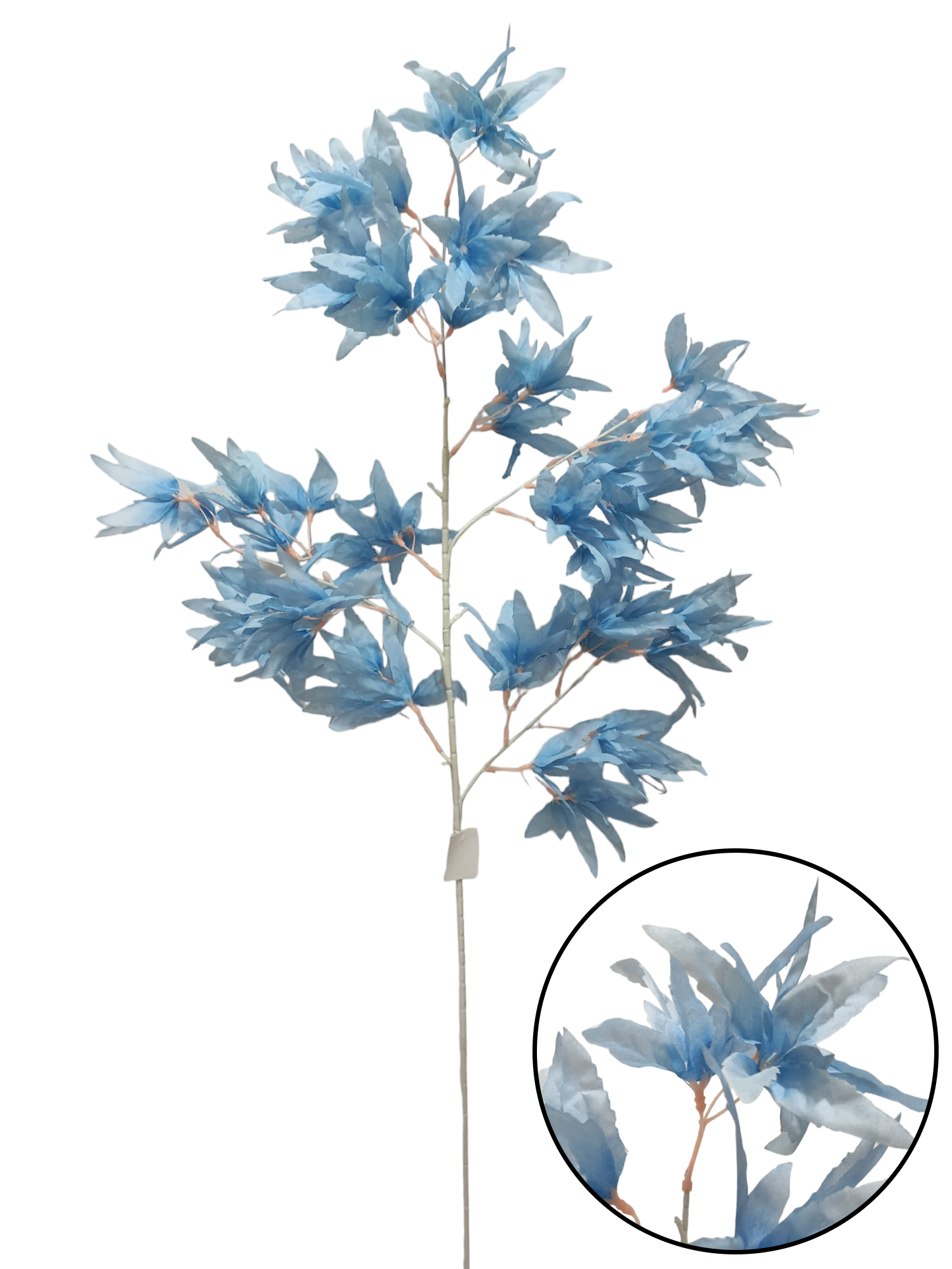 Flor larga 100cm Azul