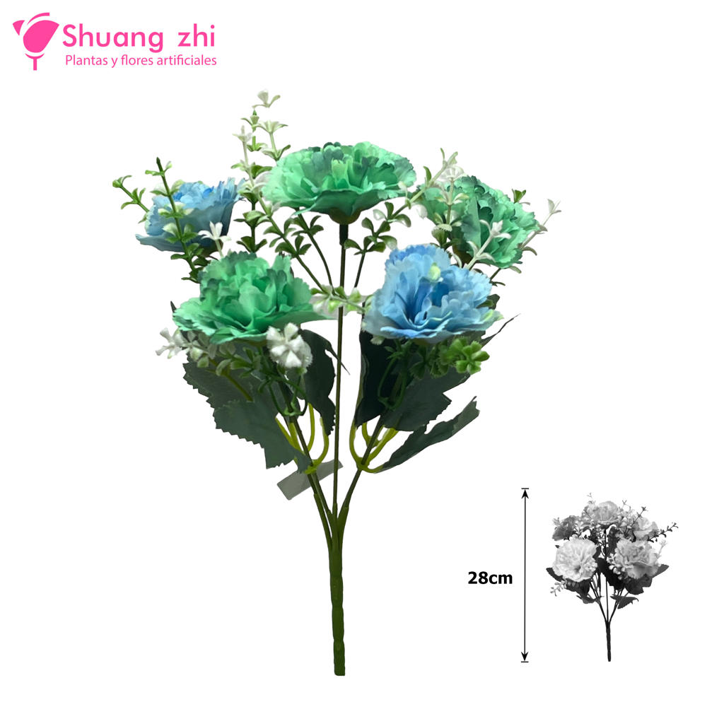 Flor mini 28CM Flor Clavel Ref 475