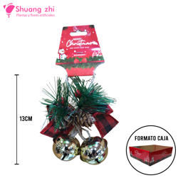 Colgante árbol de Navidad Campana Color Oro 13 CM