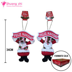 Colgante Árbol Navidad Decoración 34cm Surtido