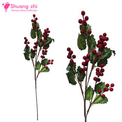 Rama Acebo 70cm Hoja verde