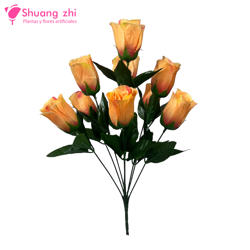 Flor santo ramo 45cm 9 Cabezas Color Salmon