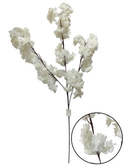 Rama Flor de Cerezo 90CM Blanco