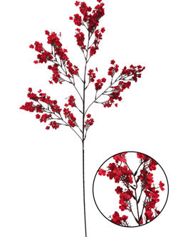 Rama Flor de Cerezo 110CM Rojo