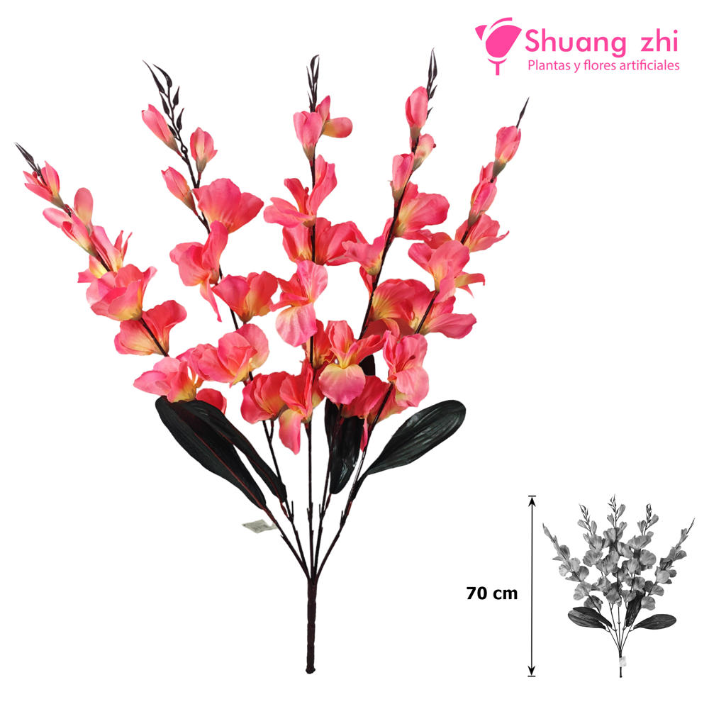 Rama Gladiolo 70CM Color Rosa