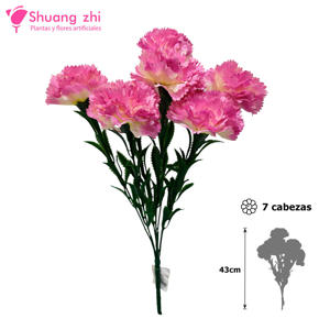 Ramo Santos Clavel 43CM Color Fucsia